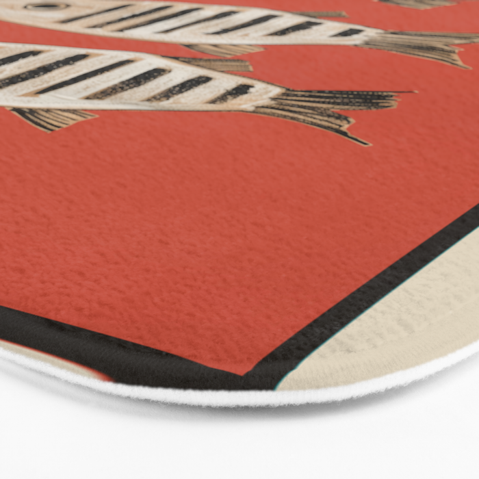 Abstract Fish Study I Bath Mat Gallery Image 3
