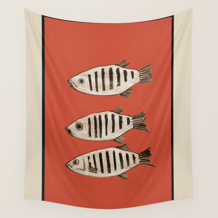 Abstract Fish Study I Wall Tapestry Gallery Image 1