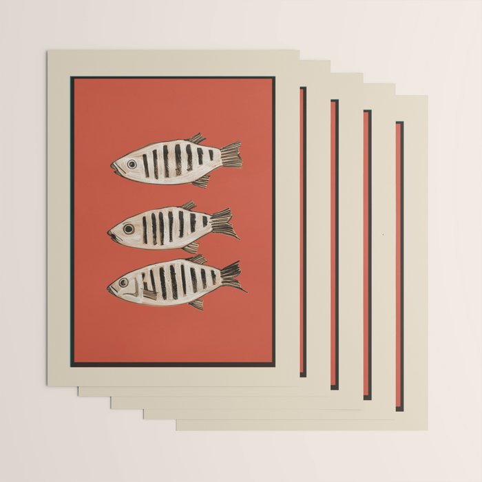 Abstract Fish Study I Wrapping Paper Gallery Image 3