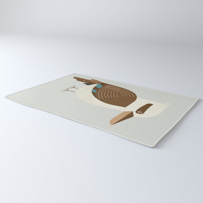 Whimsy Laughing Kookaburra Rug Gallery Image 3