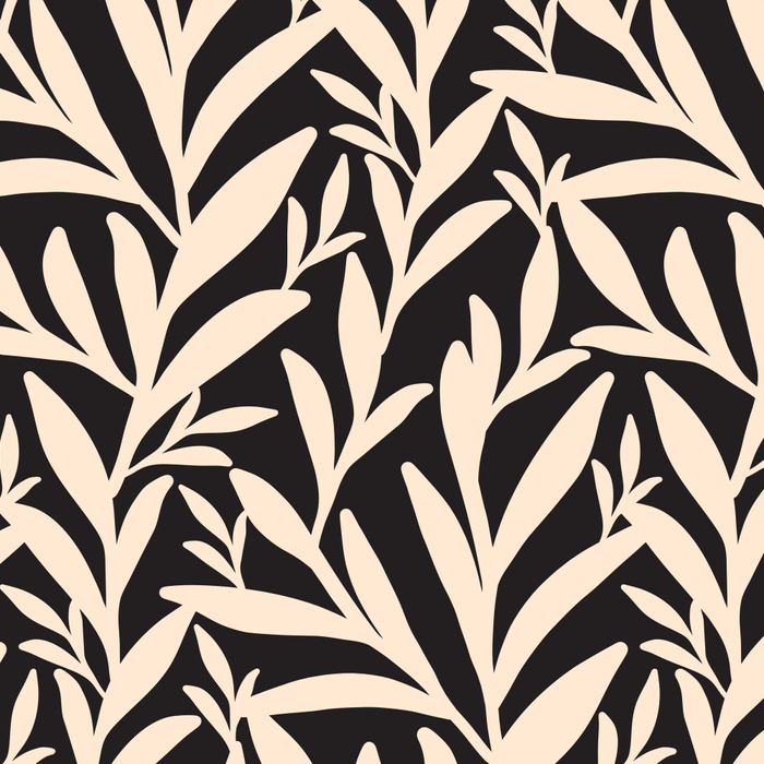 Black and White Leaves 2  Coffee Mug Gallery Image 2