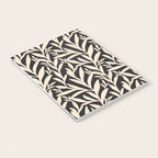 Black and White Leaves 2  Notebook Gallery Image 3
