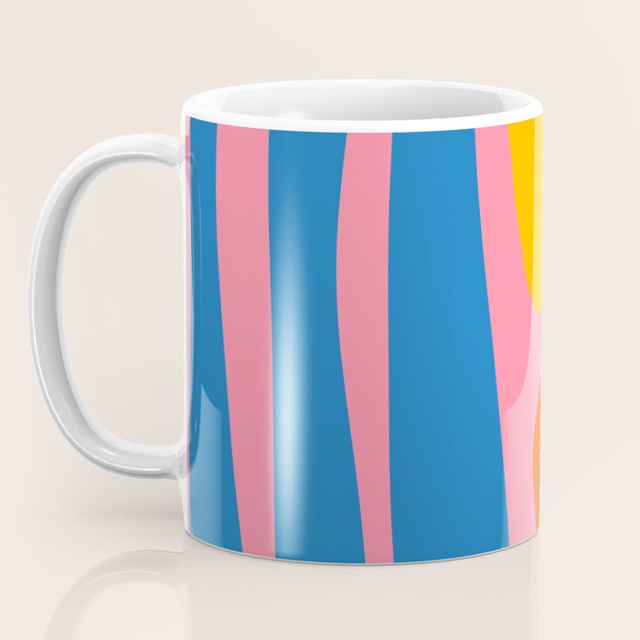 Colorful Abstract Kwaito Pattern Coffee Mug Gallery Image 3
