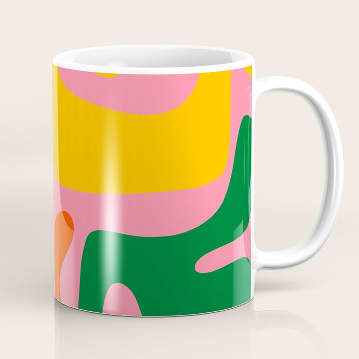 Colorful Abstract Kwaito Pattern Coffee Mug Gallery Image 1