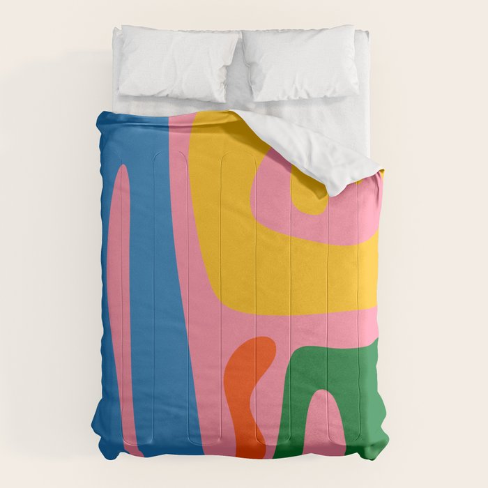 Colorful Abstract Kwaito Pattern Comforter Gallery Image 6