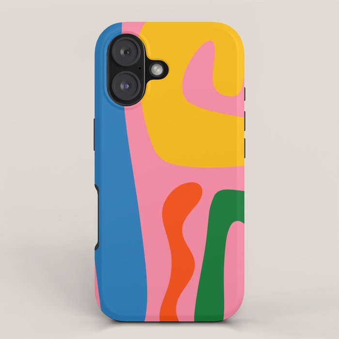 Colorful Abstract Kwaito Pattern iPhone Case Gallery Image 1
