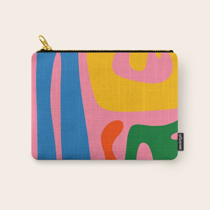 Colorful Abstract Kwaito Pattern Carry All Pouch Gallery Image 1