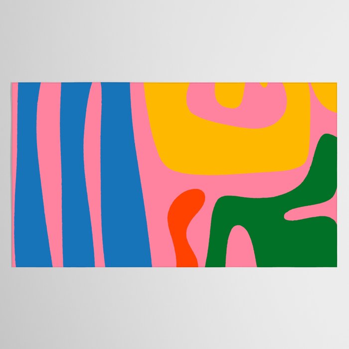 Colorful Abstract Kwaito Pattern Tablecloth Gallery Image 2