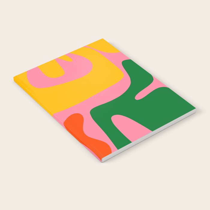 Colorful Abstract Kwaito Pattern Notebook Gallery Image 2