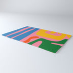 Colorful Abstract Kwaito Pattern Rug Gallery Image 3