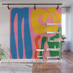 Colorful Abstract Kwaito Pattern Wall Mural Gallery Image 1
