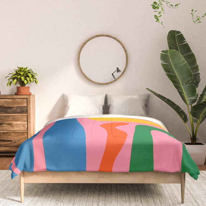 Colorful Abstract Kwaito Pattern Comforter Gallery Image 3