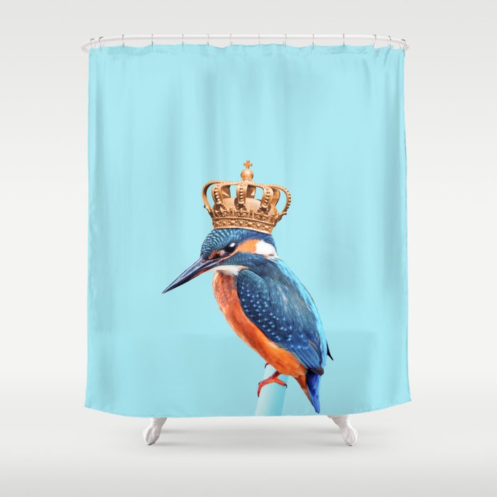 KINGFISHER Shower Curtain Gallery Image 1
