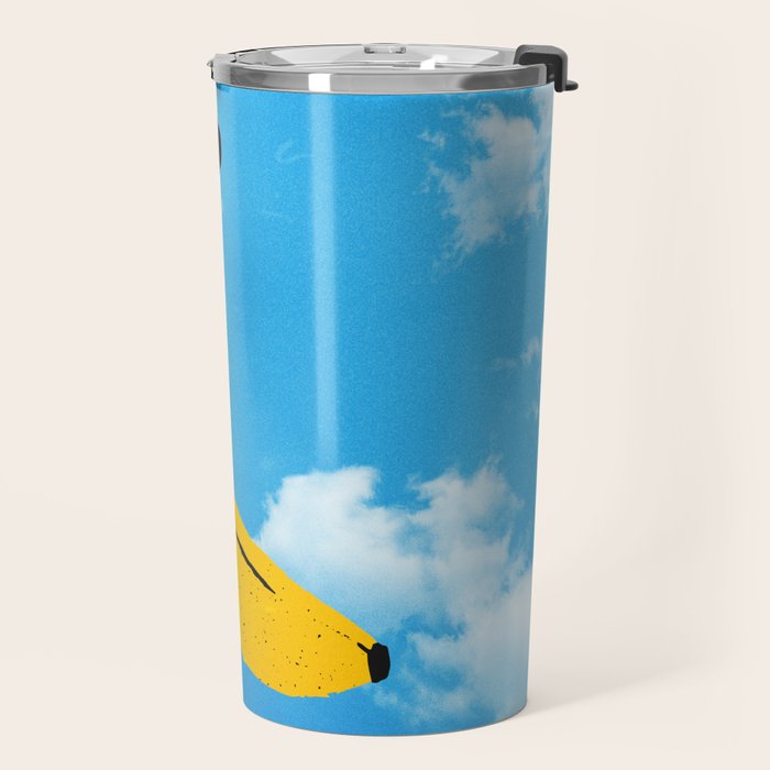 Banana Pop Art: Sky Edition Travel Mug Gallery Image 2