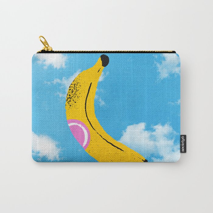 Banana Pop Art: Sky Edition Carry All Pouch Gallery Image 1