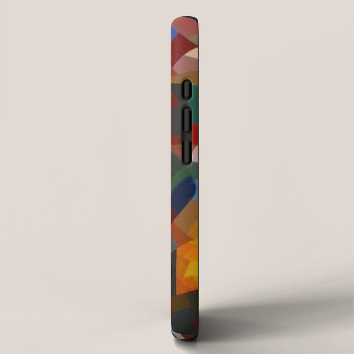 Otto Freundlich Rosace ii Abstract Acrylic Painting Modern Geometric Colorful Art Pattern iPhone Case Gallery Image 2