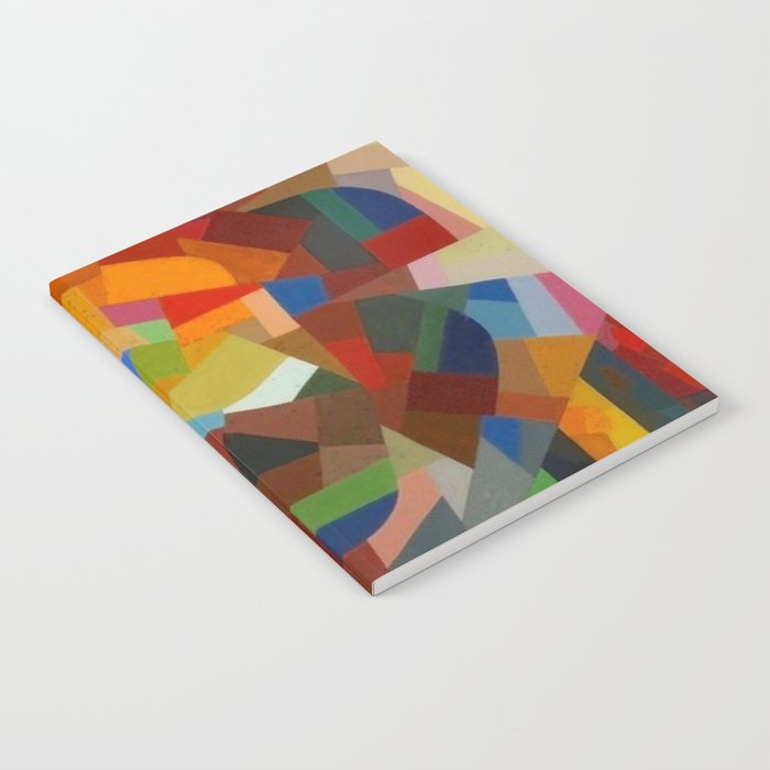 Otto Freundlich Rosace ii Abstract Acrylic Painting Modern Geometric Colorful Art Pattern Notebook Gallery Image 1