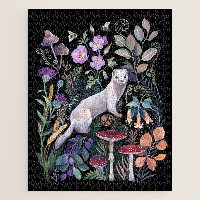 White Ermine Jigsaw Puzzle Gallery Image 1