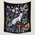 White Ermine Wall Tapestry Gallery Image 4