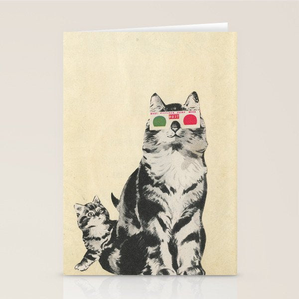 3D Glasses Stationery Card Gallery Image 2