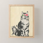 3D Glasses Mini Art Print Gallery Image 1