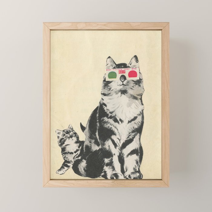 3D Glasses Mini Art Print Gallery Image 1