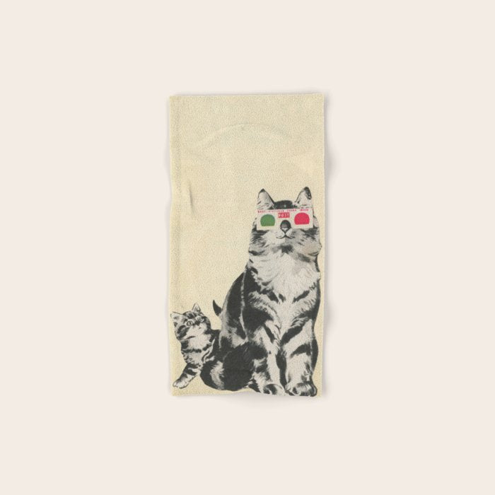 3D Glasses Bath Towel Gallery Image 1