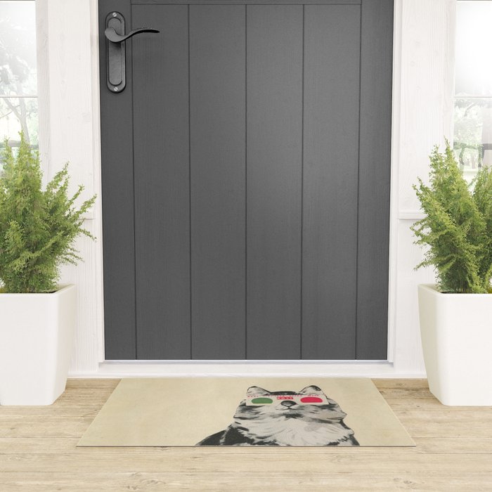 3D Glasses Welcome Mat Gallery Image 3