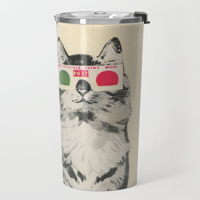 3D Glasses Travel Mug Gallery Image 2