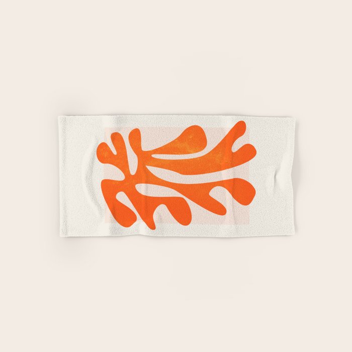 Flamingo: Matisse Color Series IV | Mid-Century Edition Bath Towel Gallery Image 1