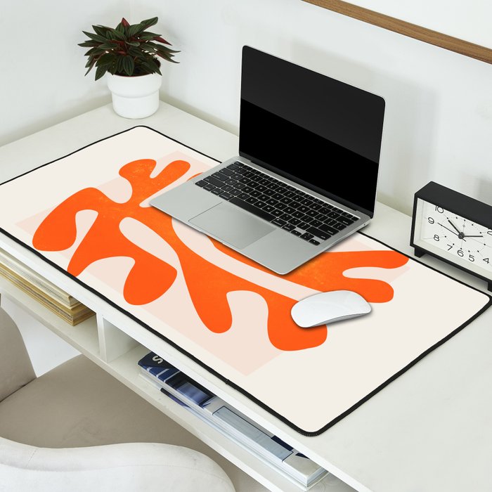 Flamingo: Matisse Color Series IV | Mid-Century Edition Desk Mat Gallery Image 2