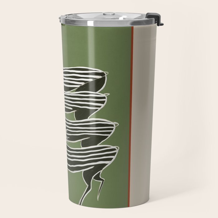 Horses in Stripes Travel Mug Gallery Image 2