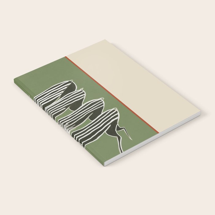 Horses in Stripes Notebook Gallery Image 1