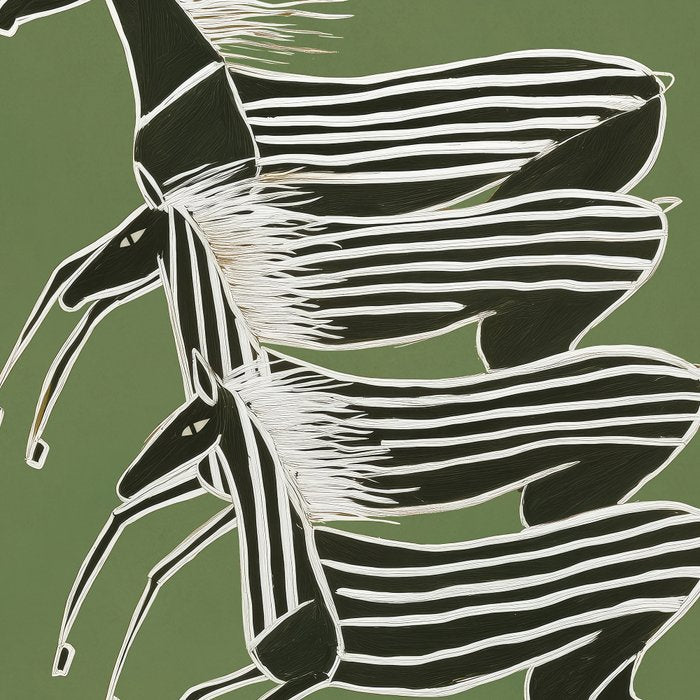 Horses in Stripes Coffee Mug Gallery Image 2