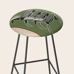 Horses in Stripes Stool Gallery Image 2