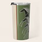 Horses in Stripes Travel Mug Gallery Image 3