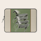 Horses in Stripes Laptop Sleeve Gallery Image 1