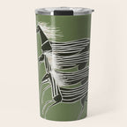 Horses in Stripes Travel Mug Gallery Image 1