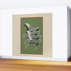 Horses in Stripes Wall Mural Gallery Image 2