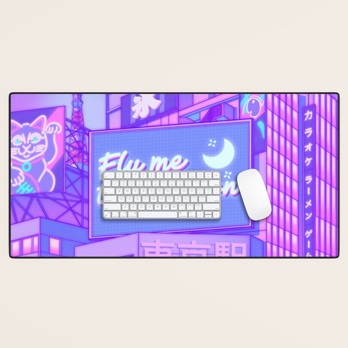 Moon City Desk Mat Gallery Image 1