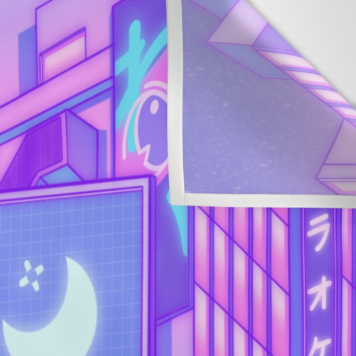 Moon City Wall Tapestry Gallery Image 3