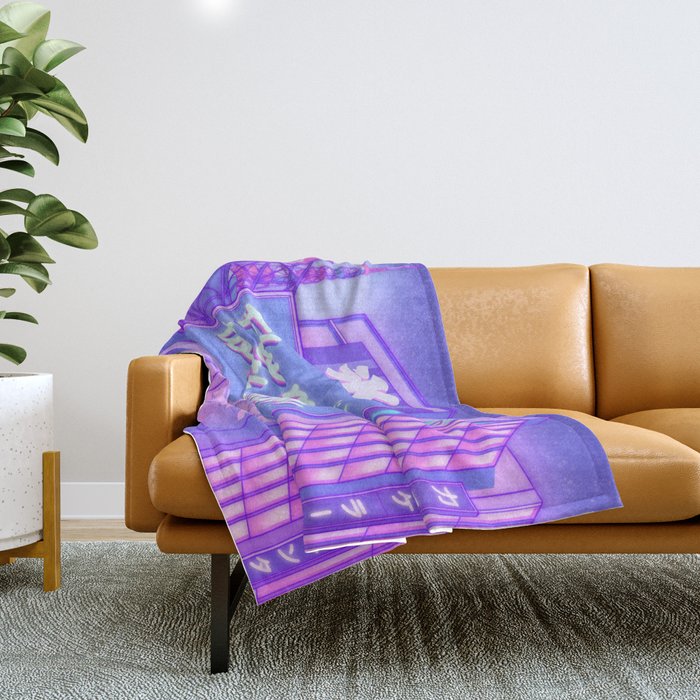 Moon City Throw Blanket Gallery Image 1