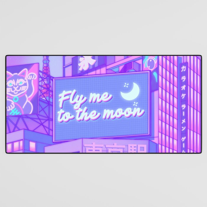 Moon City Desk Mat Gallery Image 3