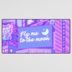 Moon City Desk Mat Gallery Image 3