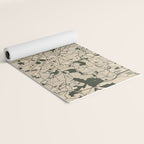 Dublin City Map of Ireland - Vintage Yoga Mat Gallery Image 2