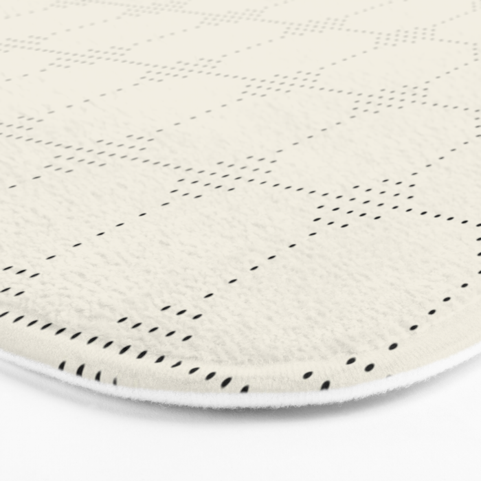 seamless dot pattern minimalistic Bath Mat Gallery Image 3