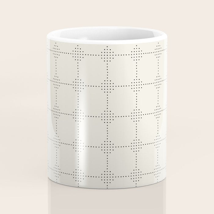 seamless dot pattern minimalistic Coffee Mug Gallery Image 4