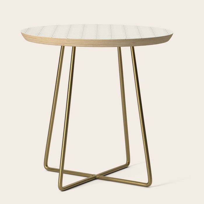 seamless dot pattern minimalistic Side Table Gallery Image 1