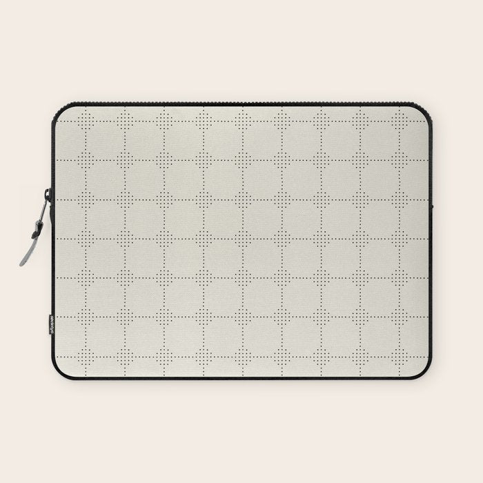 seamless dot pattern minimalistic Laptop Sleeve Gallery Image 1