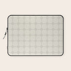 seamless dot pattern minimalistic Laptop Sleeve Gallery Image 1
